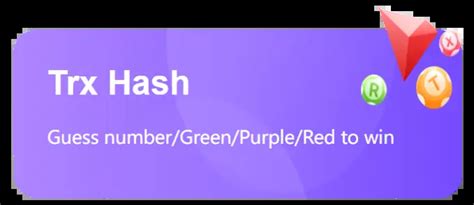 TRX Hash Game .